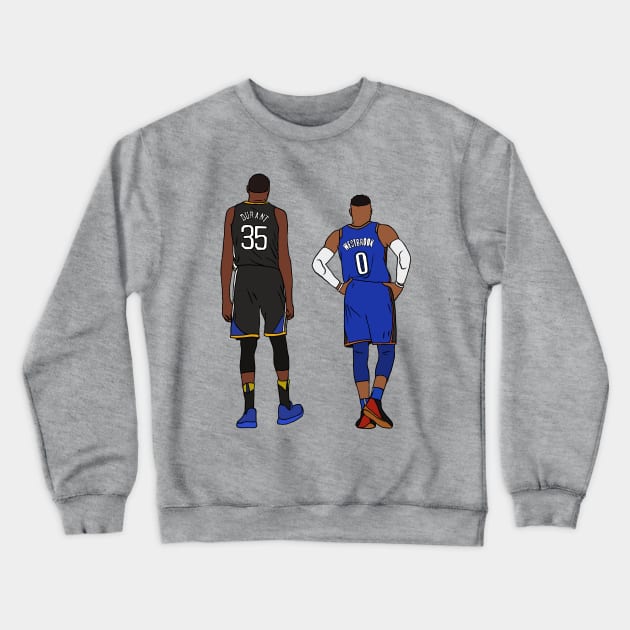 Kevin Anteater And Russell Westbrook Crewneck Sweatshirt by rattraptees